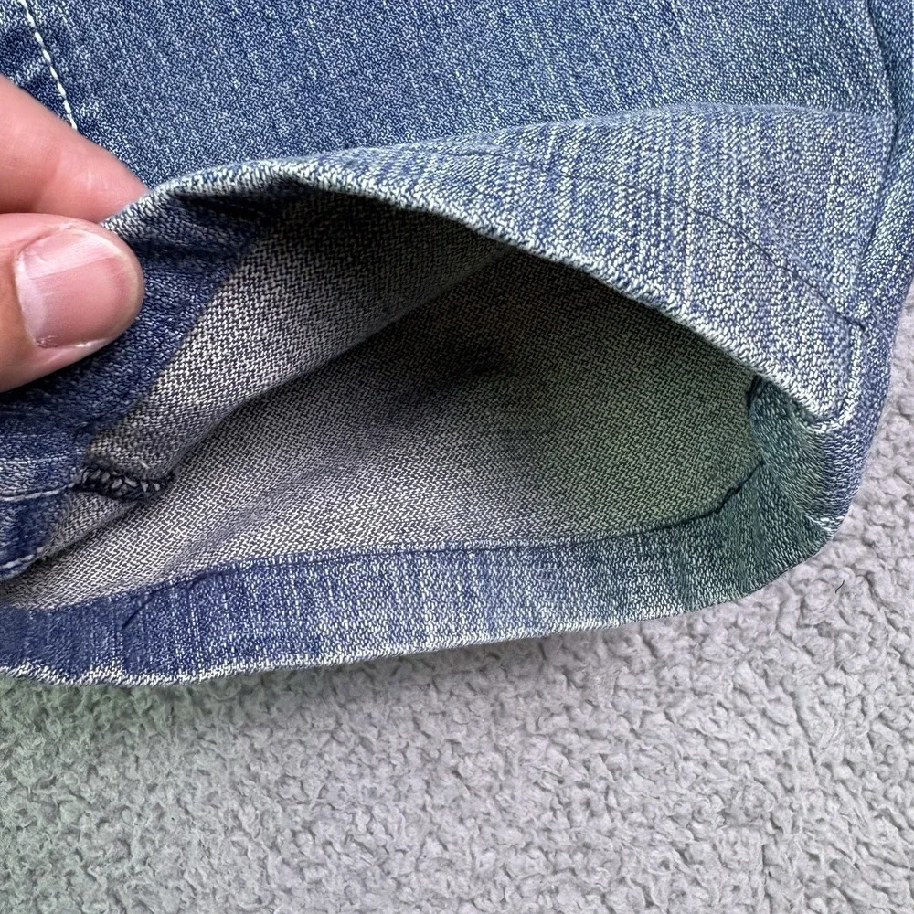 VTG Y2K True Religion Jeans Mens Blue 36x28 Flap Back Streetwear USA Stitch